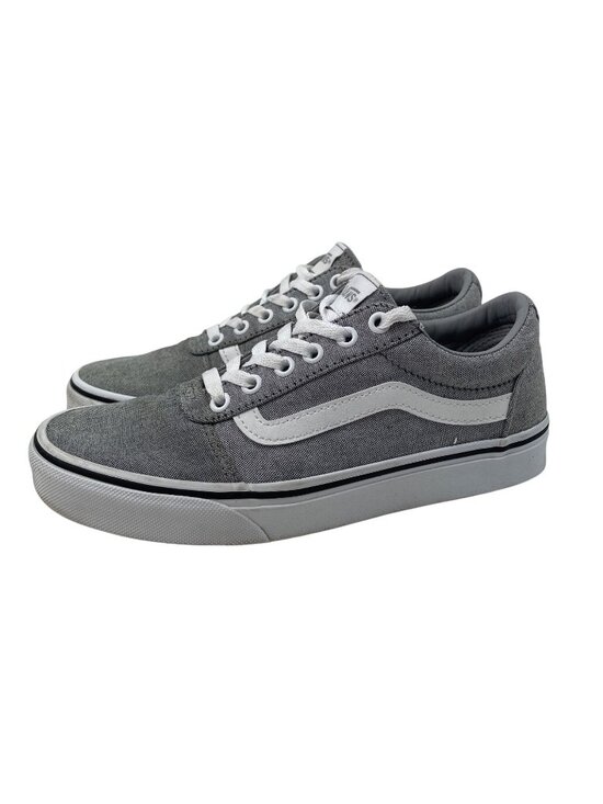 Vans Shoes - Vans Ward Low Top Sneakers Womens 7.5 Heather Gray White Skate Shoes 500714